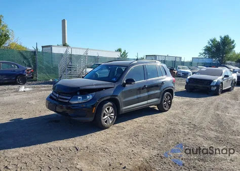 2016 Volkswagen Tiguan S from USA, damaged, VIN WVGBV7AXXGW541428